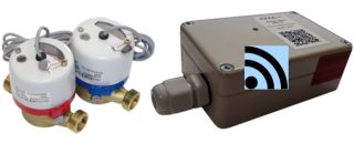 Беспроводный контроллер учета потребления воды, газа, тепла с батарейным питанием ВРД 06.011